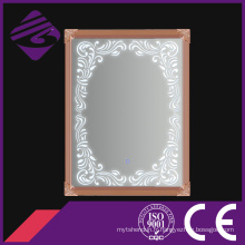Jnh274 - Rg LED encadrée salle de bain miroir en verre avec écran tactile